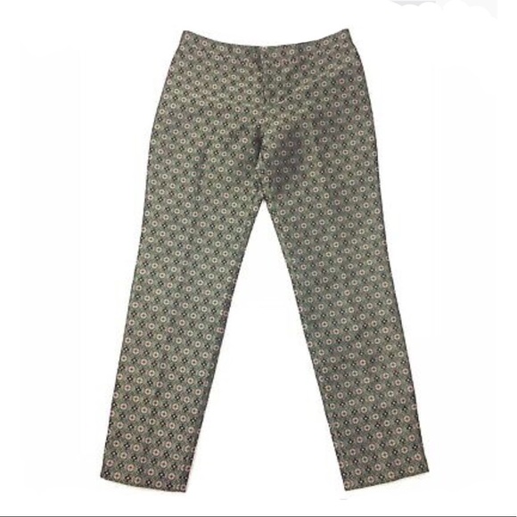 Club Monaco Aida Textured Jacquard Ankle Pants - Picture 3 of 8